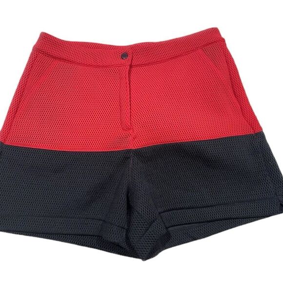 REEBOK X MELODY EHSANI ME MESH SHORTS BLACK RED SIZE L - Picture 1 of 8